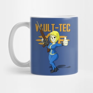 Vault Girl, Armed and Dangerous! Mug